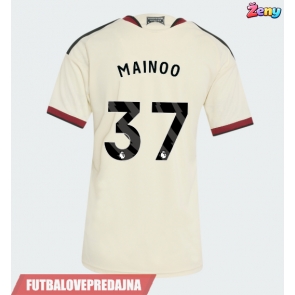 Lacne Ženy Futbalové dres Manchester United Kobbie Mainoo #37 2026-27 Krátky Rukáv - Tretina